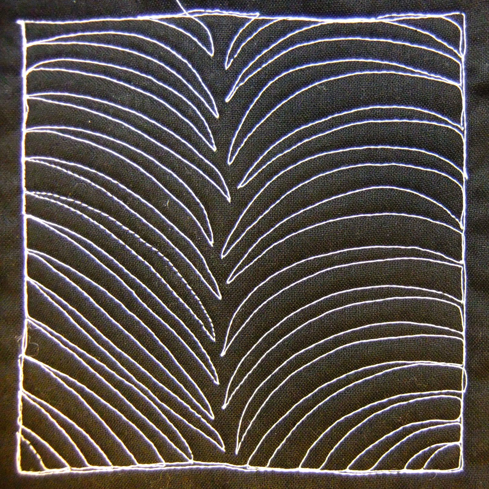 The Free Motion Quilting Project Day 246 Grass Channel