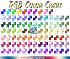 Android Color Chart