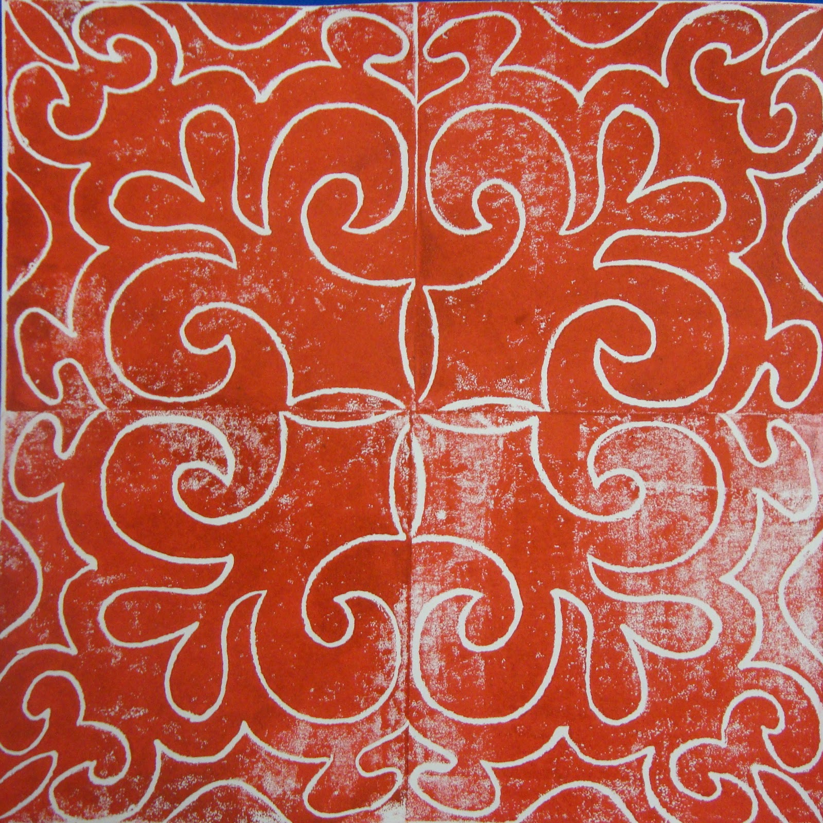 Art. Paper. Scissors. Glue! Radial Symmetry Prints