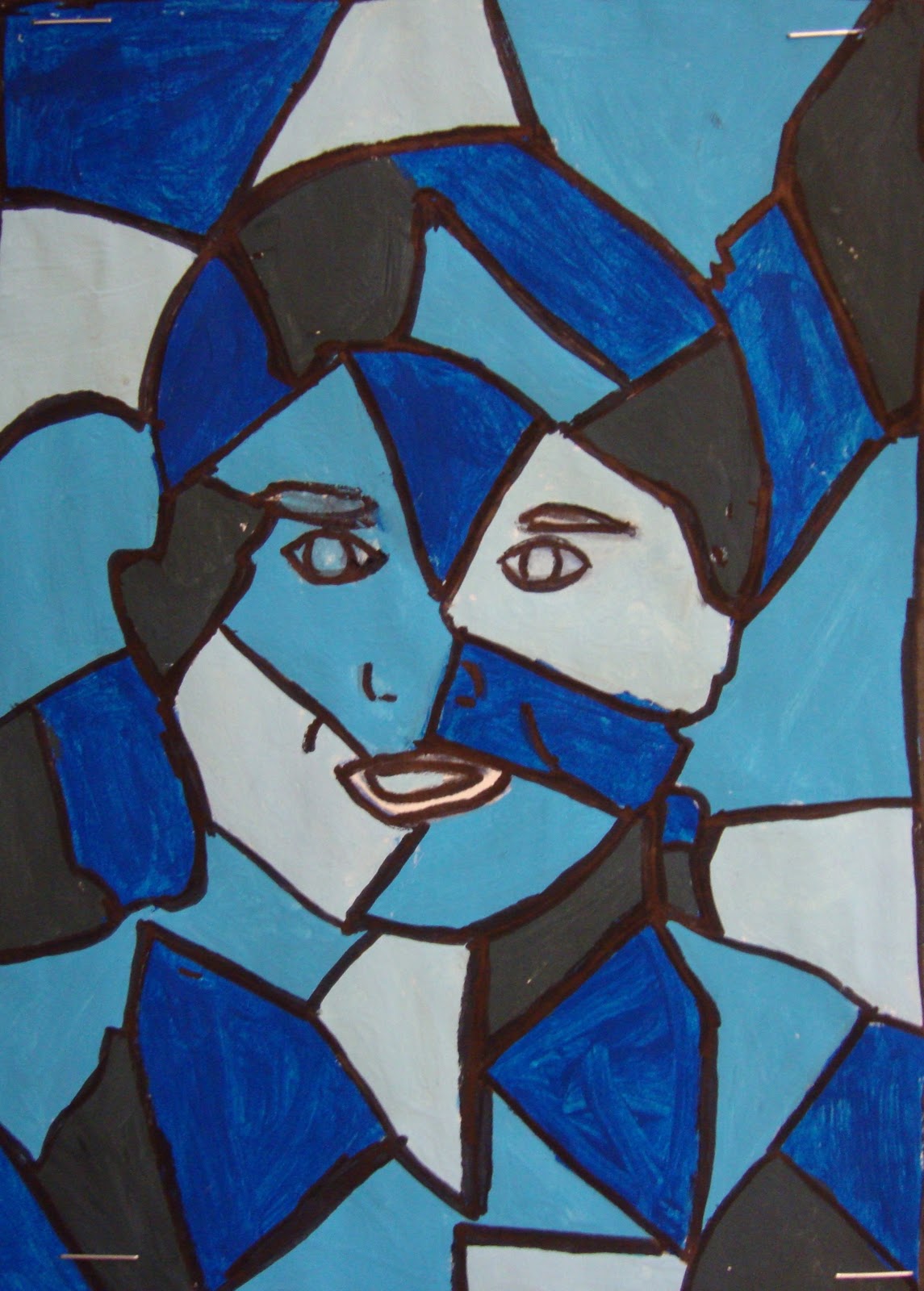 Art. Paper. Scissors. Glue!: Cubist Portraits