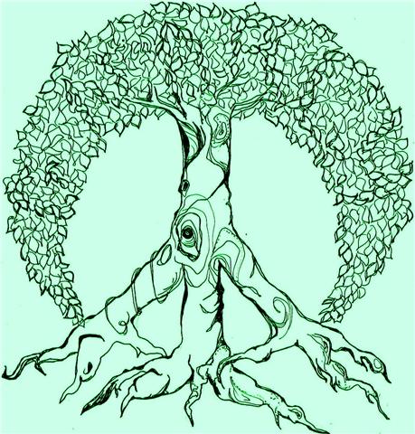 Peace Tree Art