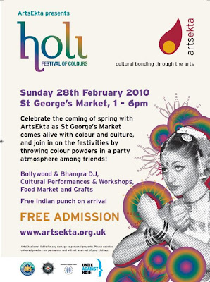 Poster for Holi - Festival of Colours