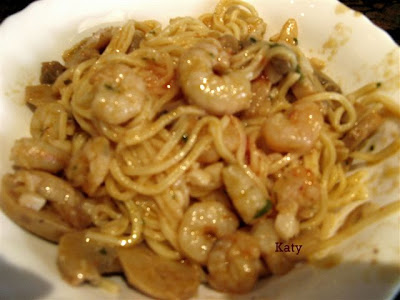 Espaguetis Con Gambas
