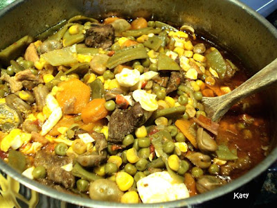 Menestra De Verduras Con Carne
