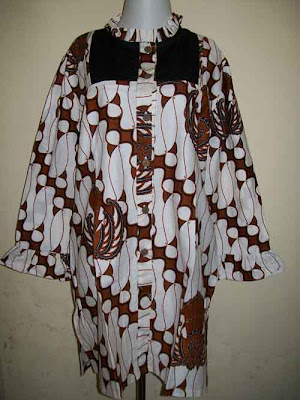 Batik Blues Muslim Batik Solo