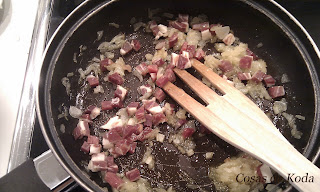 Guisantes con jamón