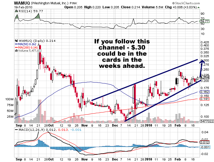 Penny Stock Blog Pink Sheet, OTCBB Movers, Hot Penny Stocks WAMUQ