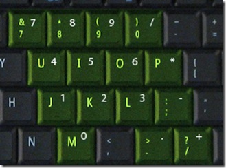 Numpad 1
