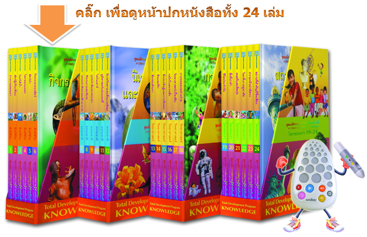 หนังสือพูดได้ หนังสือชุด "มหัศจรรย์ความรู้สำหรับเด็ก"