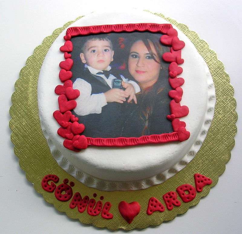 KURABİYE ADAM PASTA TASARIM ATÖLYESİ Fotoğraf Baskılı Pasta