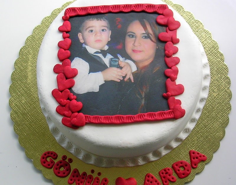 KURABİYE ADAM PASTA TASARIM ATÖLYESİ Fotoğraf Baskılı Pasta