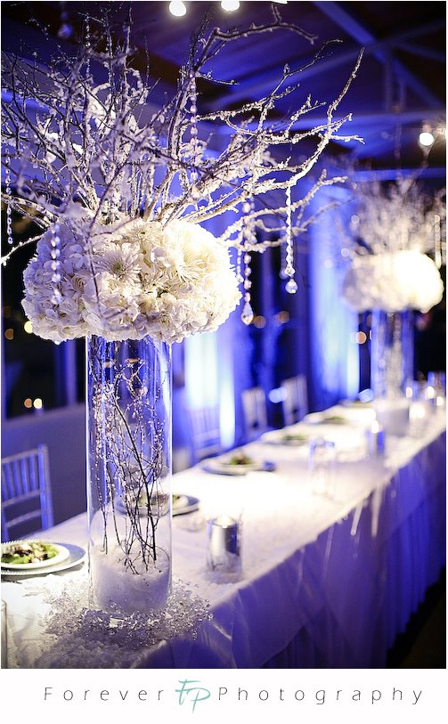 Winter Wedding Table Decorations