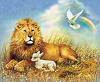 Lion Lamb Dove