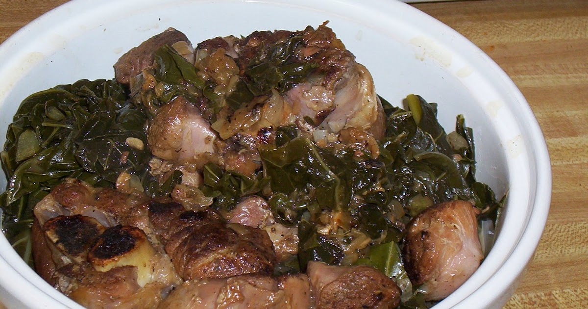 Collard Greens and Smoked Ham Hocks Holla