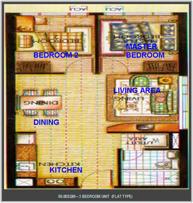 50 sqm. Flat Type