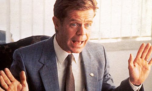 Sleazy Car Salesman. Car salesman William H. Macy