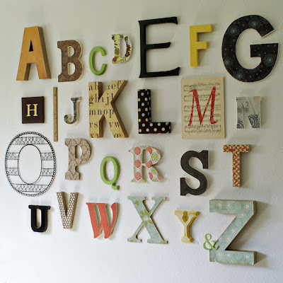 alphabet wall