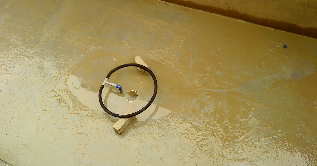 Kenlaw koi Bottom drain cover of kenlaw's pond