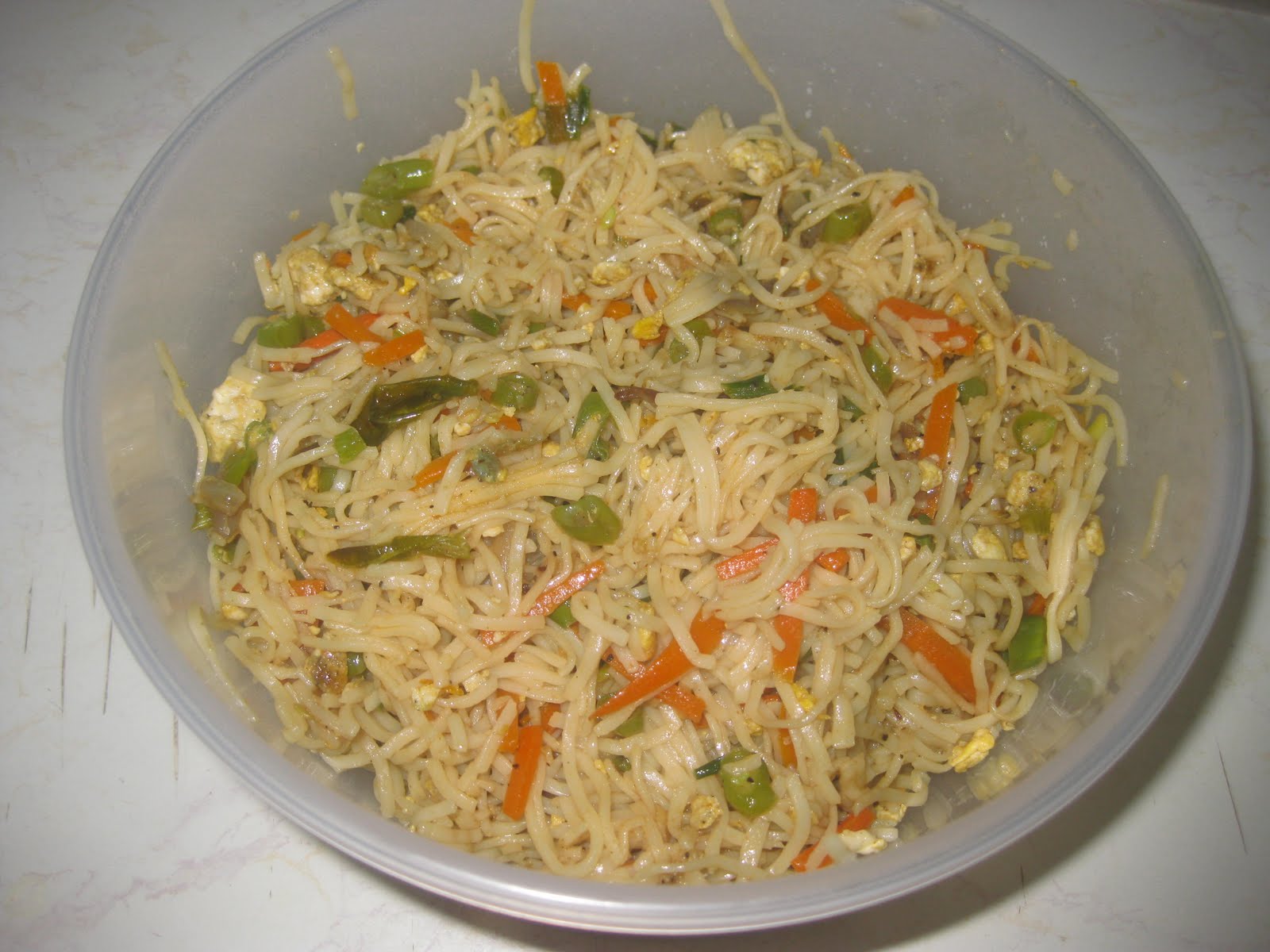 Divya's Recipes Indo Chinese Veg And Egg Noodles