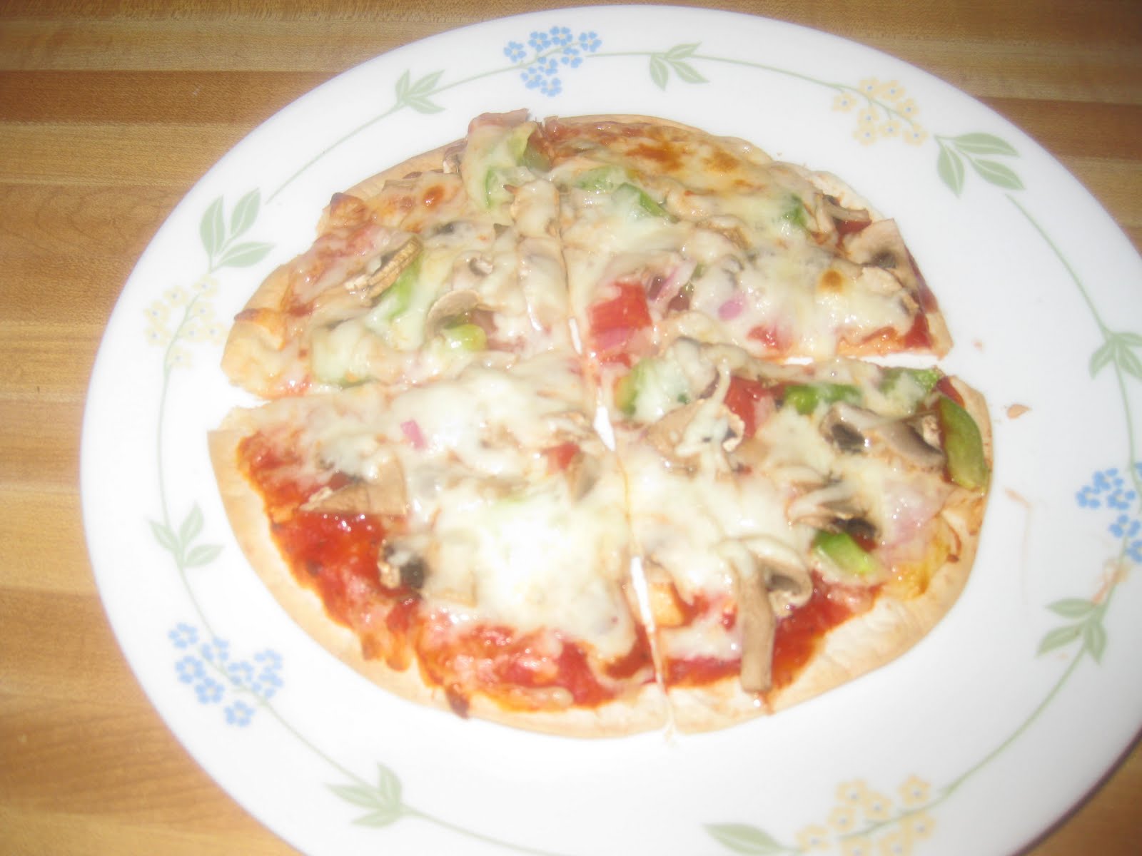 Divya's Recipes: Instant Tortilla Pizza