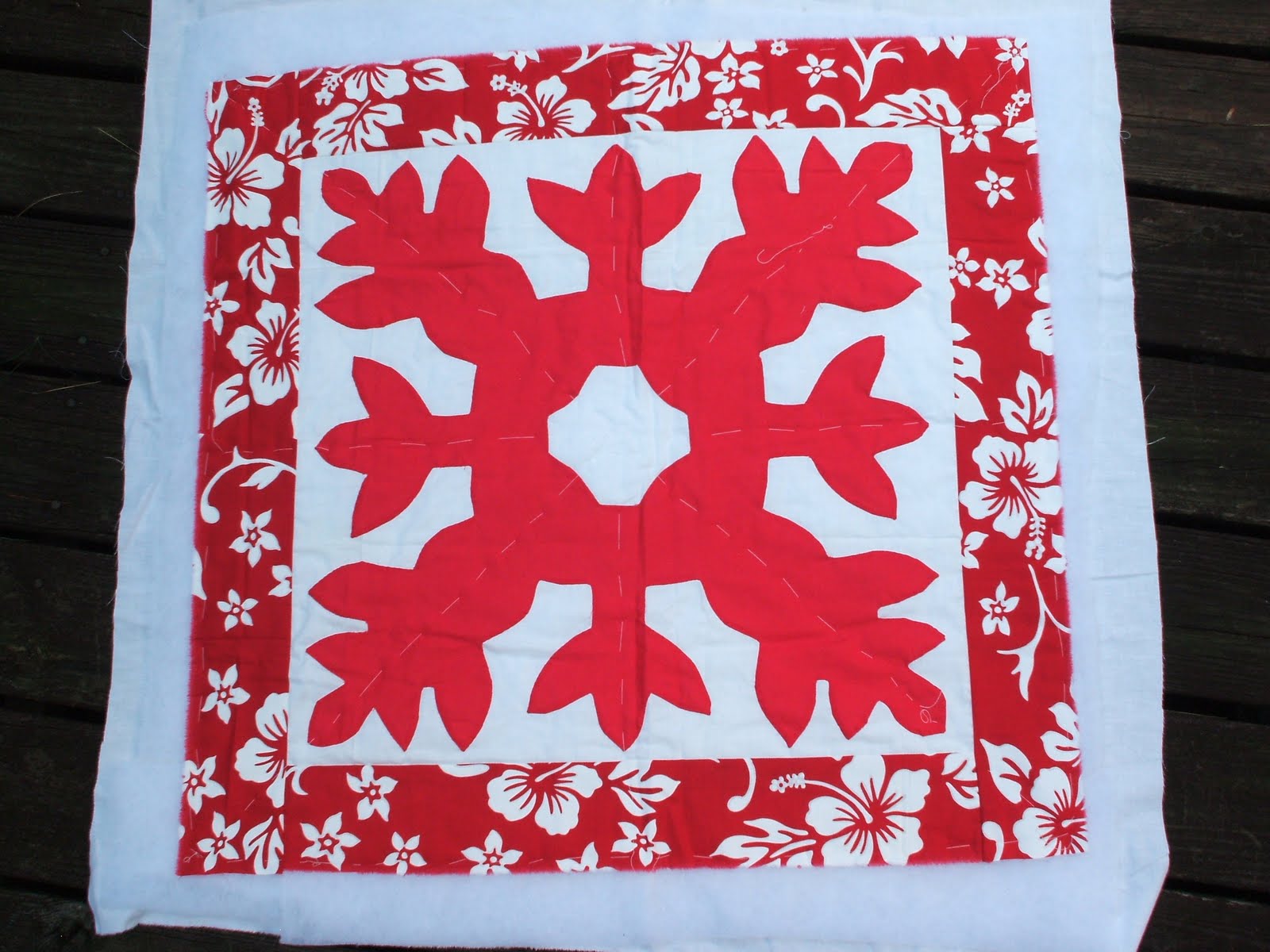 Shespinswool Hawaiian Style Quilting