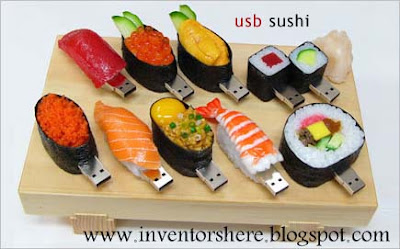 اختراعات غريبة Usb+sushi