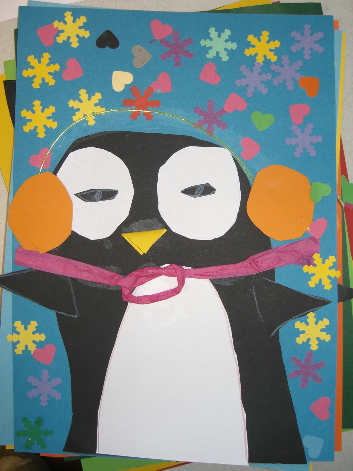 Pinguin-Malerei, Grafik herunterladen Ausmalbilder