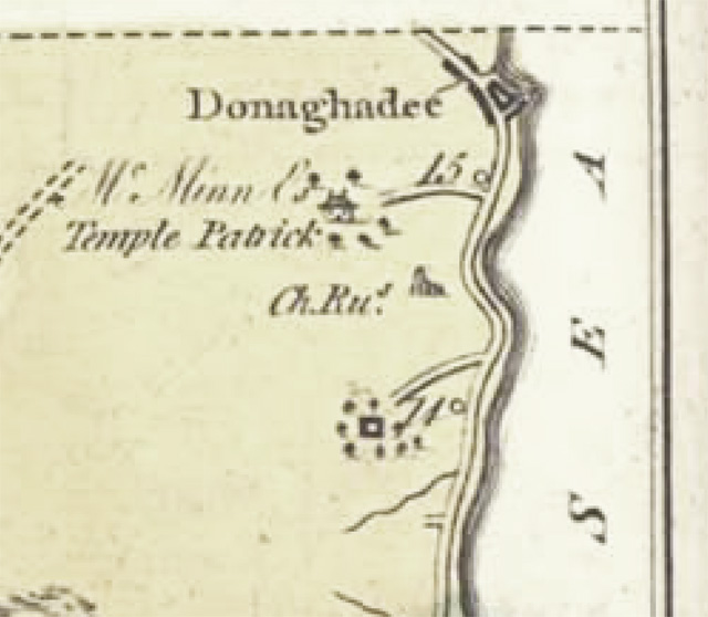 Templepatrick, Donaghadee the Taylor and Skinner maps of 1777
