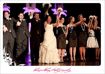 Rock and Roll Elegant Wedding by K&K Photography via TheELD.com