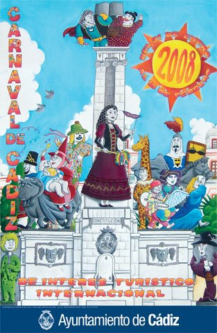 CARTEL CARNAVAL DE CÁDIZ 2008