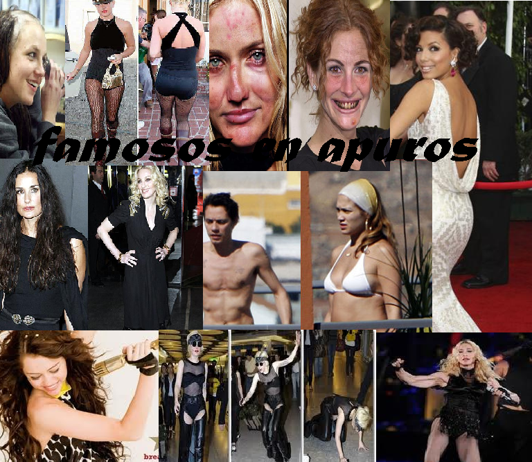 famosos en apuros