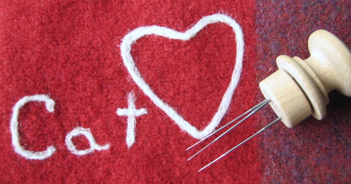 Dominant Hands Playing with Barbed Needles Needle Felting