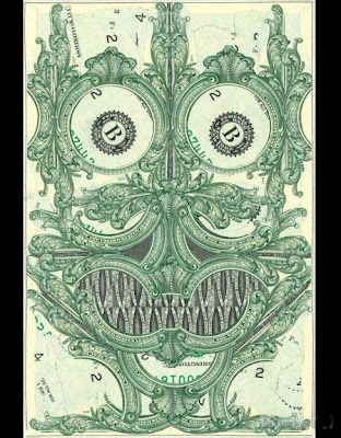 Mark wagner's dollar collages