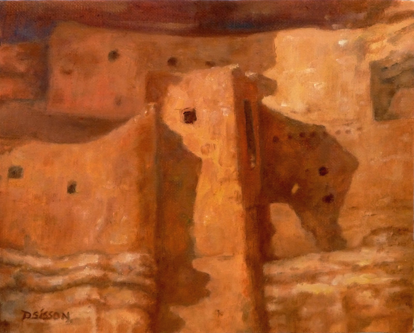 Daily Painting Projects Montezuma S Castle Oil Painting Landscape