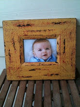 Abby Frame in Gold, Red and Brown