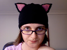 Black and Pink Mithra Ear hat