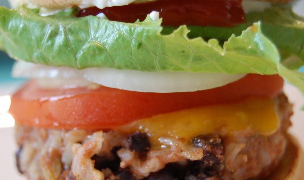 Favorites and Things Brown Rice and Black Bean Burger
