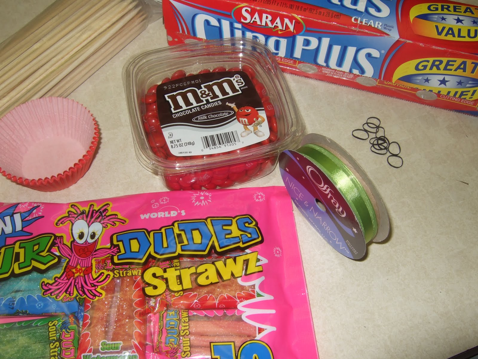 for red cupcake liners.