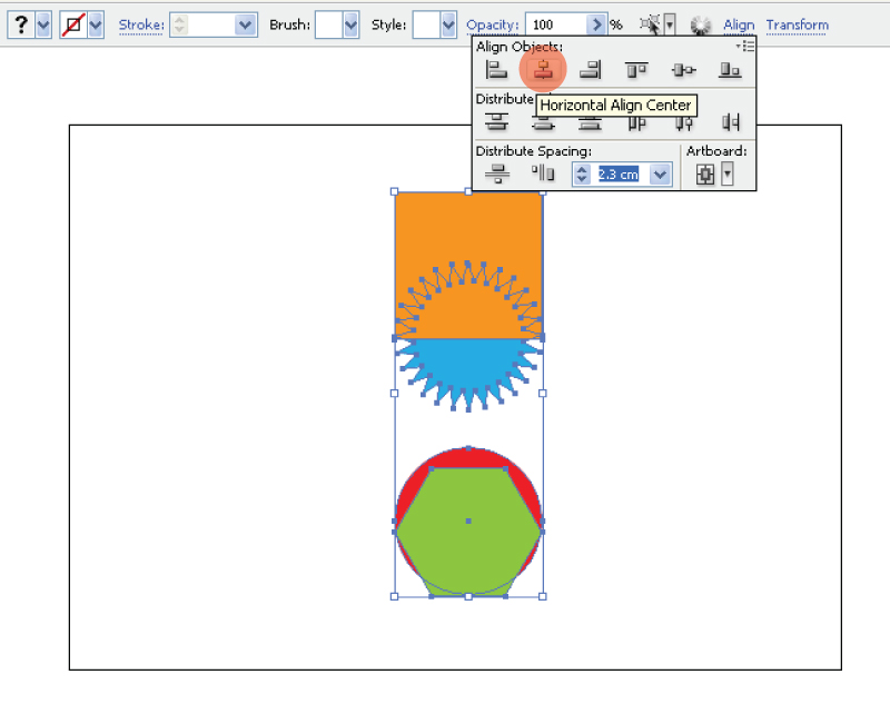 desainstudio | tutorial Photoshop dan Illustrator, desain grafis dan seni visual: Tips: Align di Illustrator
