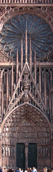 West Front, <br>Cathédrale Notre-Dame de Strasbourg, Strasbourg, 13th Century