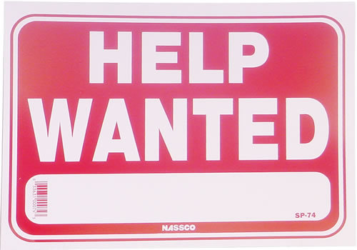 Help Wanted.