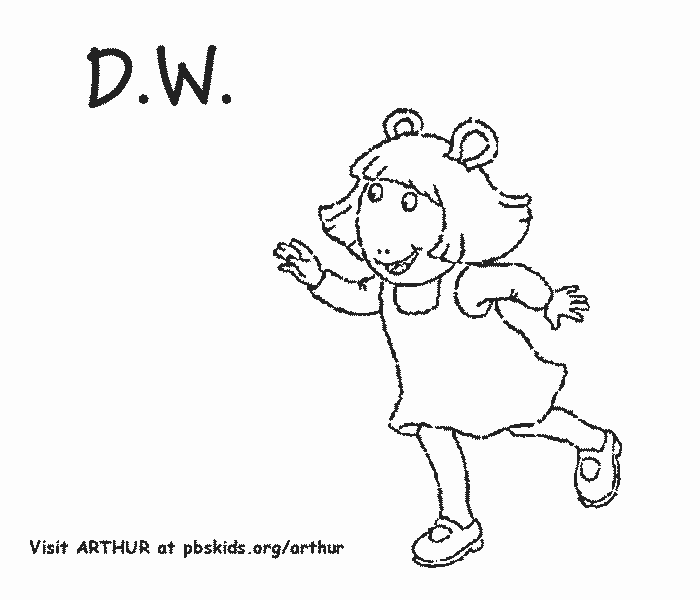Dunia Mewarnai: Arthur Coloring Pages