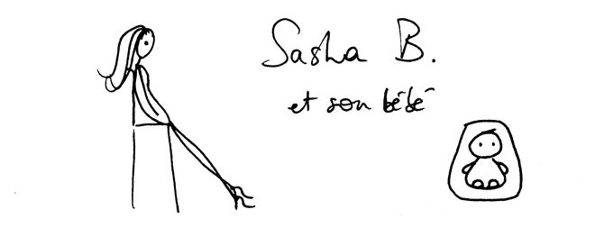 SashaB et son bébé