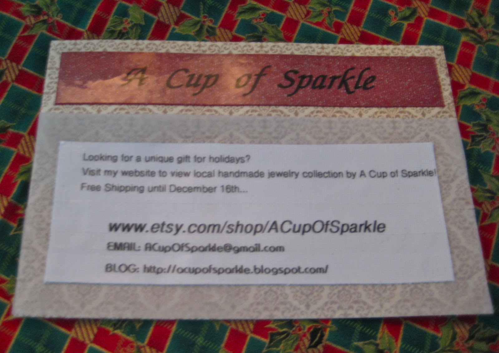 handmade advertisement