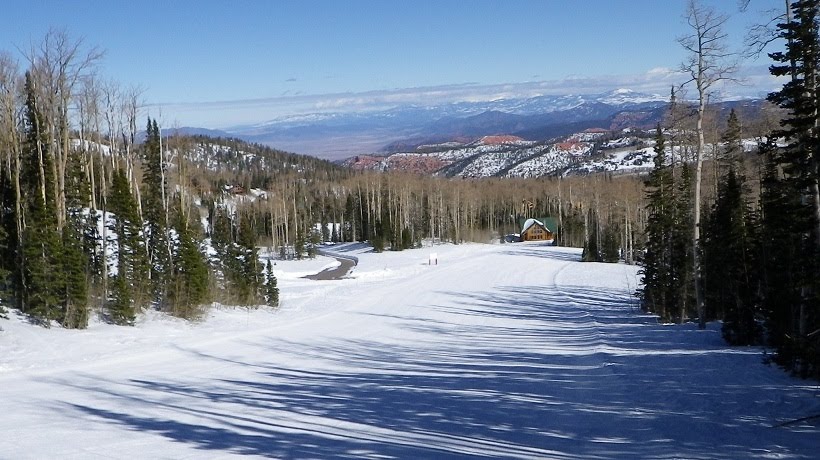 Chris Dickinson Brian Head Skiing Utah 25 January 2011