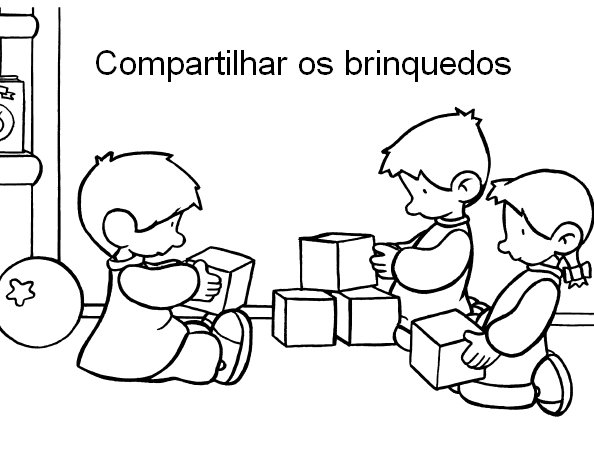 Desenho original do quadro Cantinho dos brinquedos