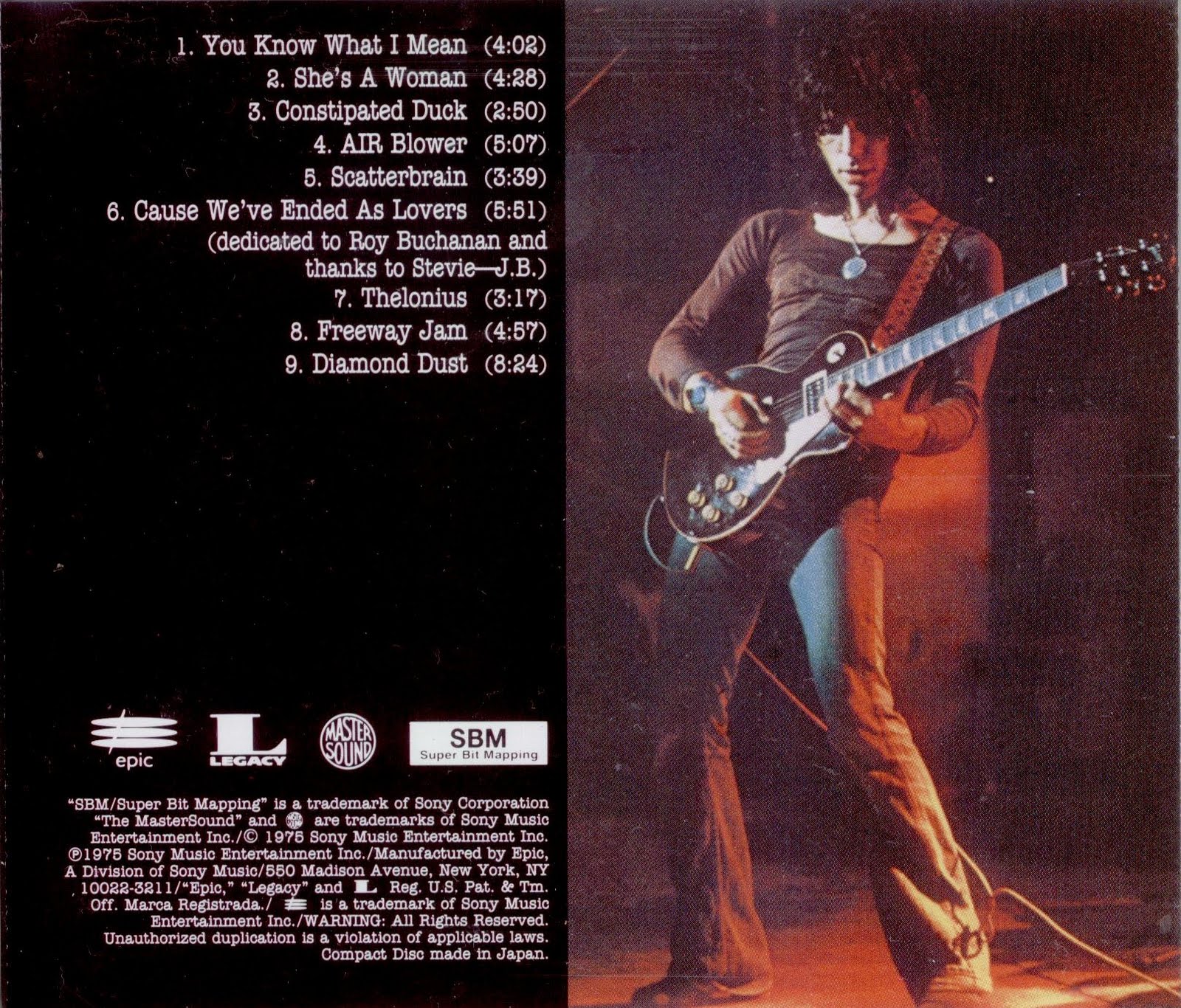 Jeff Beck Blow By Blow かなこれ - かな子の