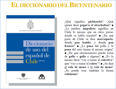 La RAE aprobó la RACH. Modificó el español:  Ya no se hablará de igual manera y paran el en-rre-do  Invitaci%C3%B3n+Diccionario+de+Uso+del+Espa%C3%B1ol+de+Chile,+Academia