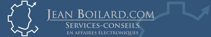 JeanBoilard.com, consultant en services-conseils affaires électroniques