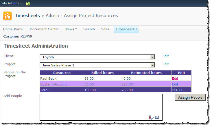 my sharepoint notes timesheet solution for sharepoint 2010 part 2 ui